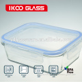 LEGB Tested Freezer safe vacuum glass storage container